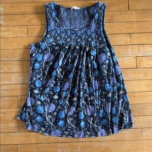 EUC Blue Textured Top